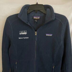 Black Patagonia Men’s Synchilla Vintage Fleece Jacket – Full Zip, Size S